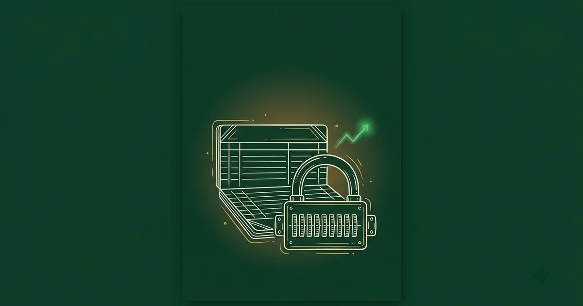 Hand-drawn cover illustration of SBI bank statement PDF password format — The Wealth Blog