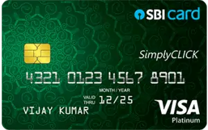 SBI SimplyCLICK Credit Card
