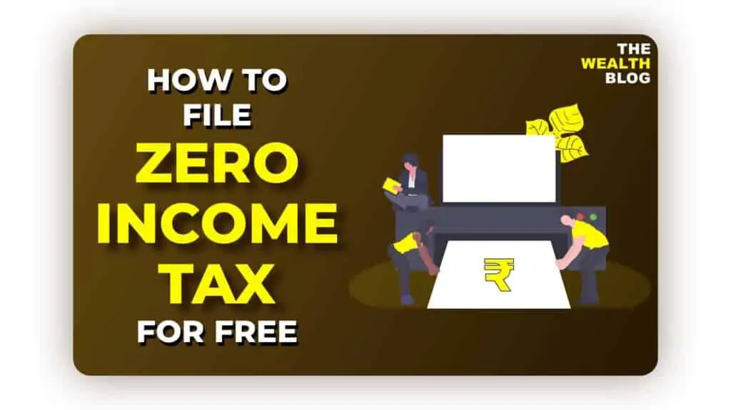 How To File Zero Income Tax