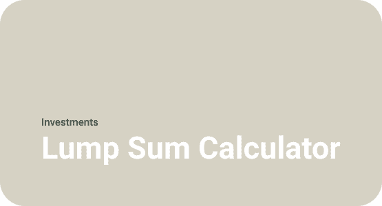 Lumpsum Calculator Thumbnail