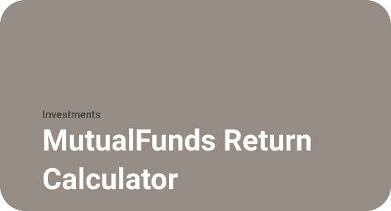 Mutual Fund Returns Calculator Thumbnail