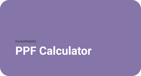 PPF Calculator Thumbnail