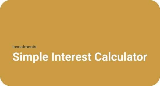 Simple Interest Calculator Thumbnail
