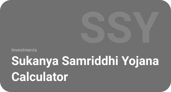 Sukanya Samriddhi Yojana Calculator Thumbnail