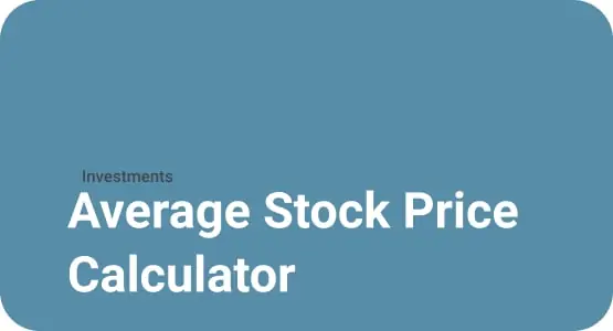 Average Stock Price Calculator Thumbnail