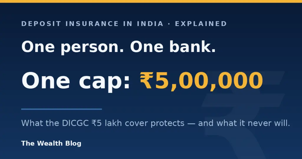 One person. One bank. One cap: ₹5,00,000
