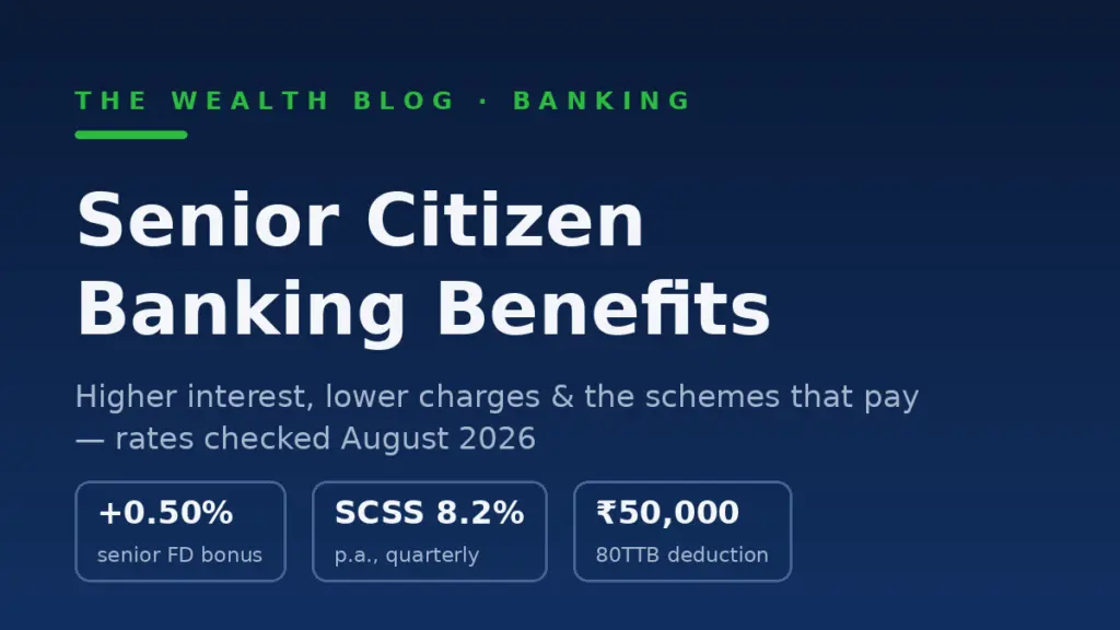 Senior Citizen Banking Benefits: higher interest rates, waived charges and government schemes for seniors in India